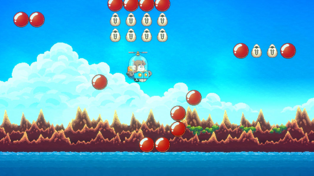 Não tenha medo de usar as vidas infinitas em Alex Kidd in Miracle World DX (Imagem: Divulgação/Merge Games)