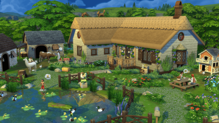 Fazenda  The sims 4