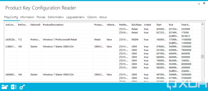 Windows 11 tem chave de configuração de produto compatível com versões anteriores (Imagem: Reprodução/XDA Developers)