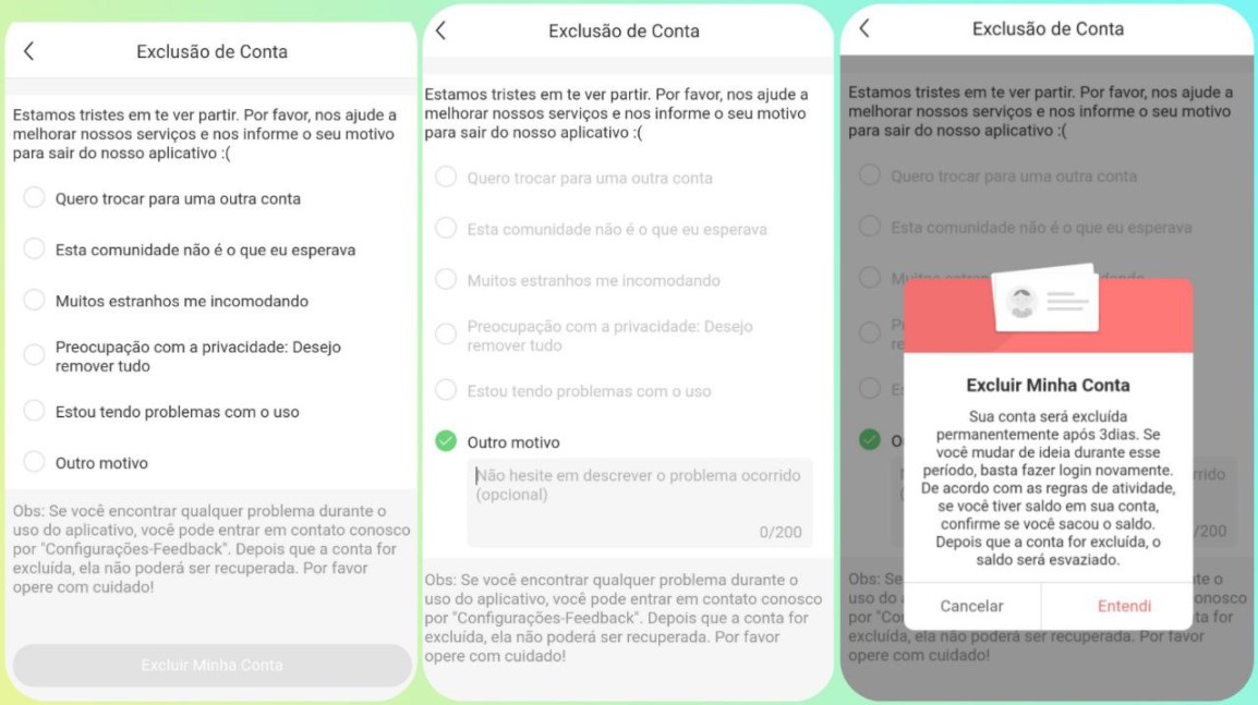 Como Excluir A Conta Do Kwai Apagar Perfil Aplicativos E Software