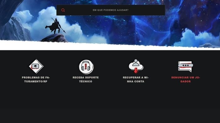 Como enviar um ticket para a Riot Games [League of Legends