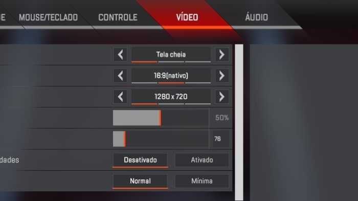 Configurações iniciais para melhor desempenho (Imagem: Leandro Kovacs/Reprodução)