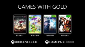 Xbox Live Gold de agosto tem Darksiders III, Yooka-Laylee e mais jogos grátis