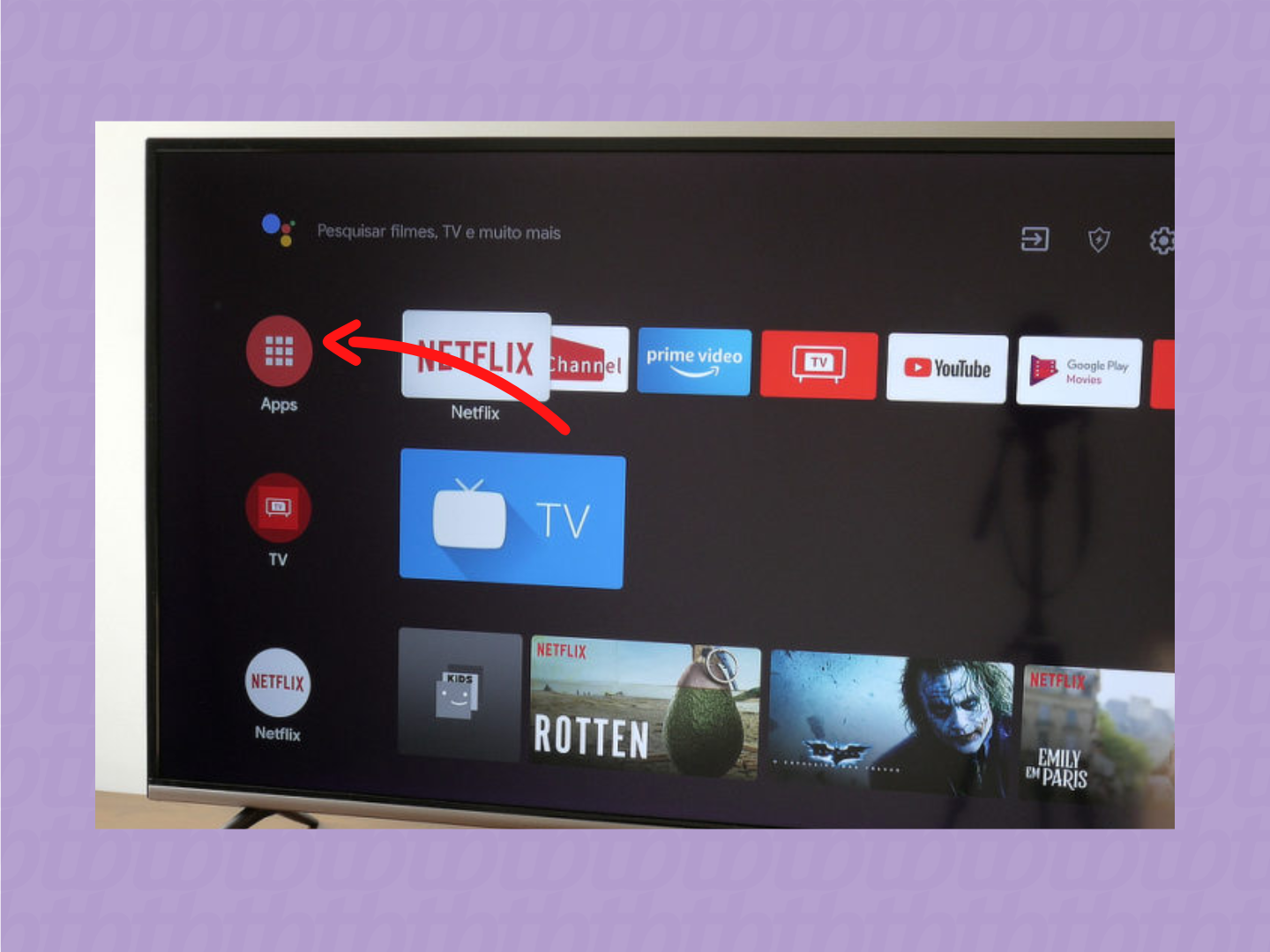 screenshot apps android tv