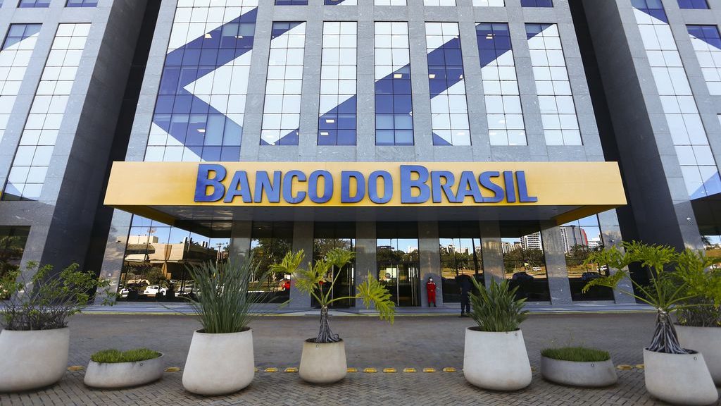 Banco Do Brasil Agency, Known As BB or Brazil Bank, on Aclimacao