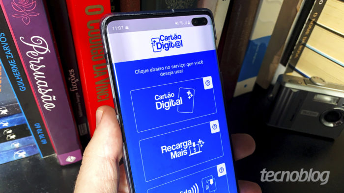 Cartão Digital Riocard Mais no celular (Imagem: Bruno Gall De Blasi/Tecnoblog)