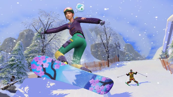 Diversão na Neve de The Sims 4