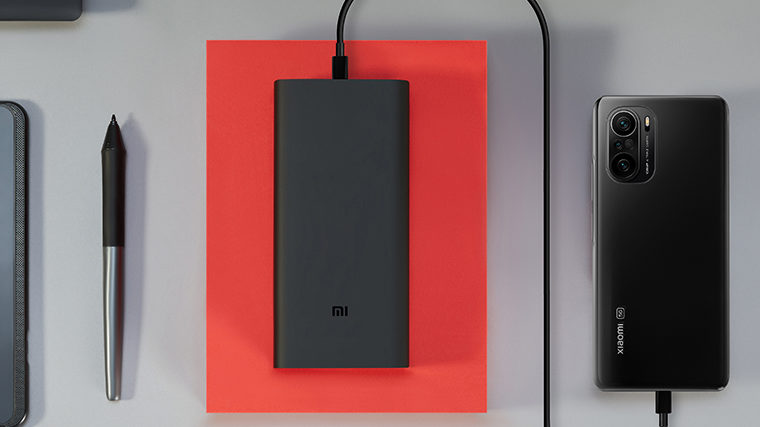 Xiaomi lança bateria portátil Mi HyperSonic Power Bank com recarga de 50 W