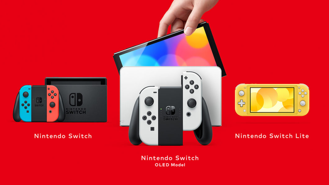 Os modelos de Switch (Imagem: Divulgação/Nintendo)