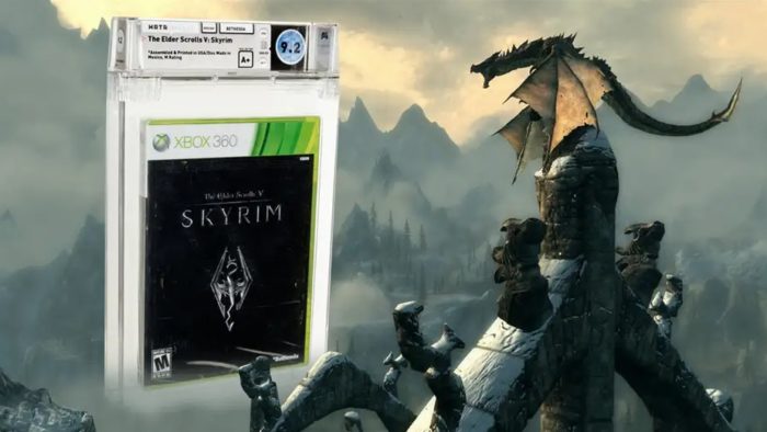 Skyrim lacrado de Xbox 360 é vendido por US$ 600