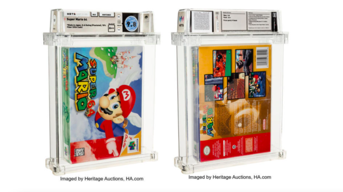 Super Mario 64 vende por quase R$ 9 milhões em leilão (Imagem: Reprodução)