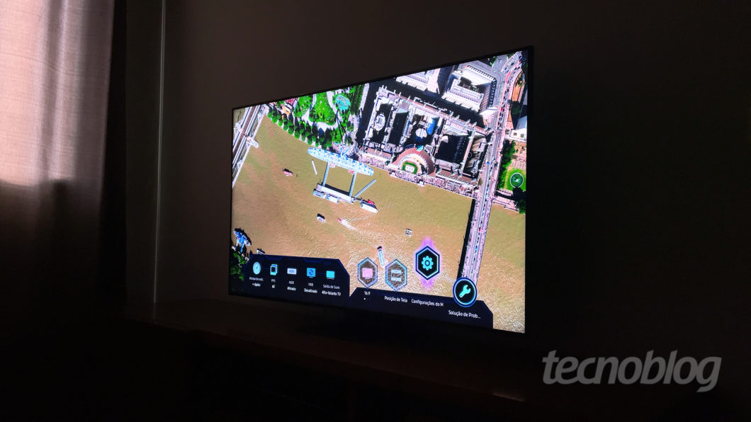 TV 4K Samsung Neo QLED QN90A (Imagem: Paulo Higa/Tecnoblog)