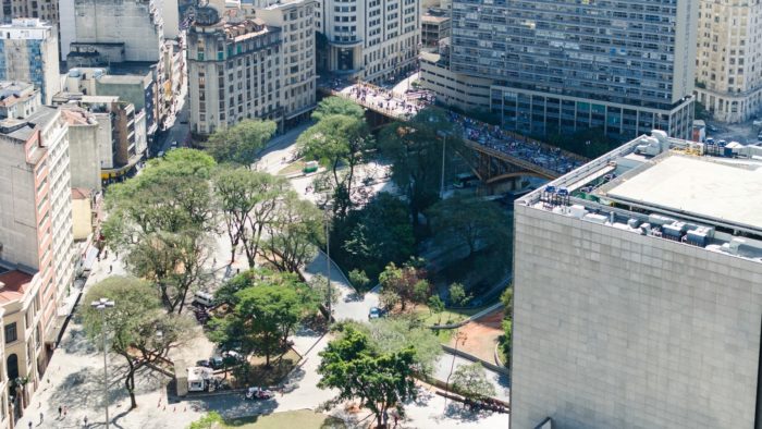 Vista aérea do Centro de São Paulo 