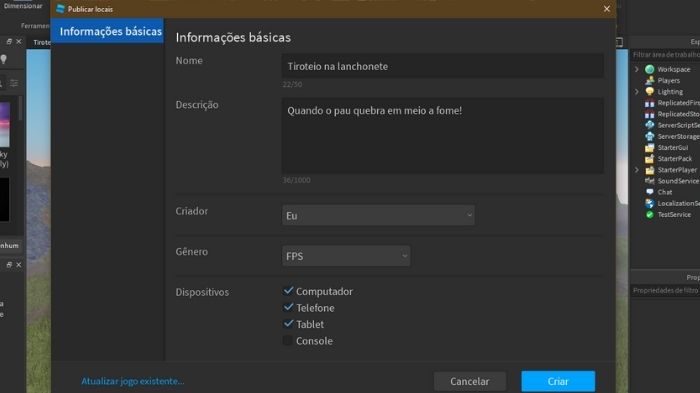 Programação Roblox: Como criar e Personalizar Jogos