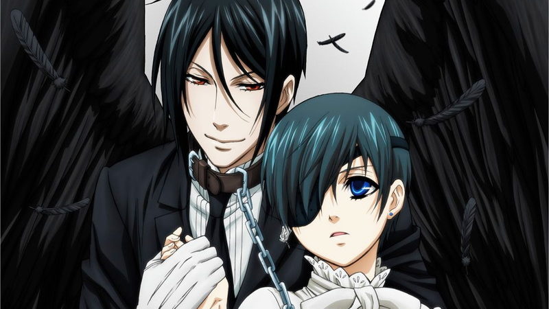 Black Butler é um dos novos animes dublados na Funimation (Imagem: Divulgação/Aniplex)