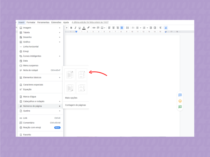 Como numerar páginas no Google Docs nas normas ABNT Aplicativos e