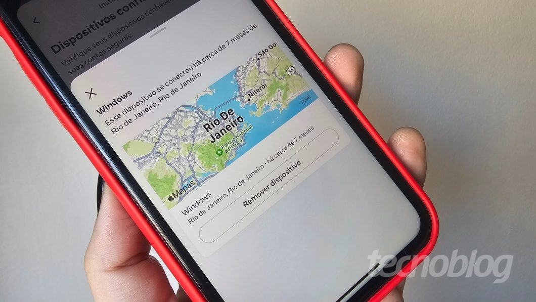 Remover aparelhos conectados ao Instagram pode aumentar segurança da conta (Imagem: Ana Marques/Tecnoblog)