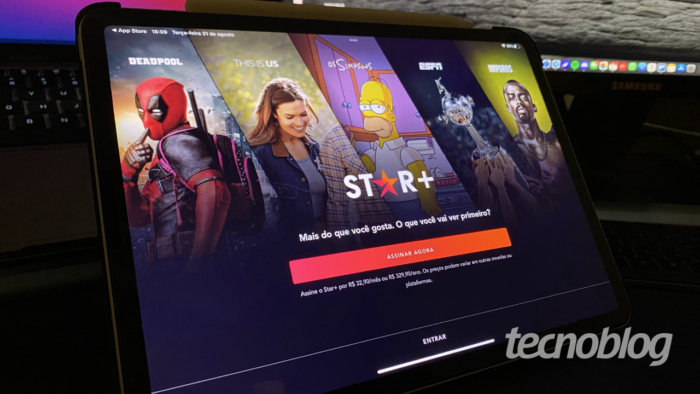 Imagem Star+ - streamings para assistir jogo ao vivo