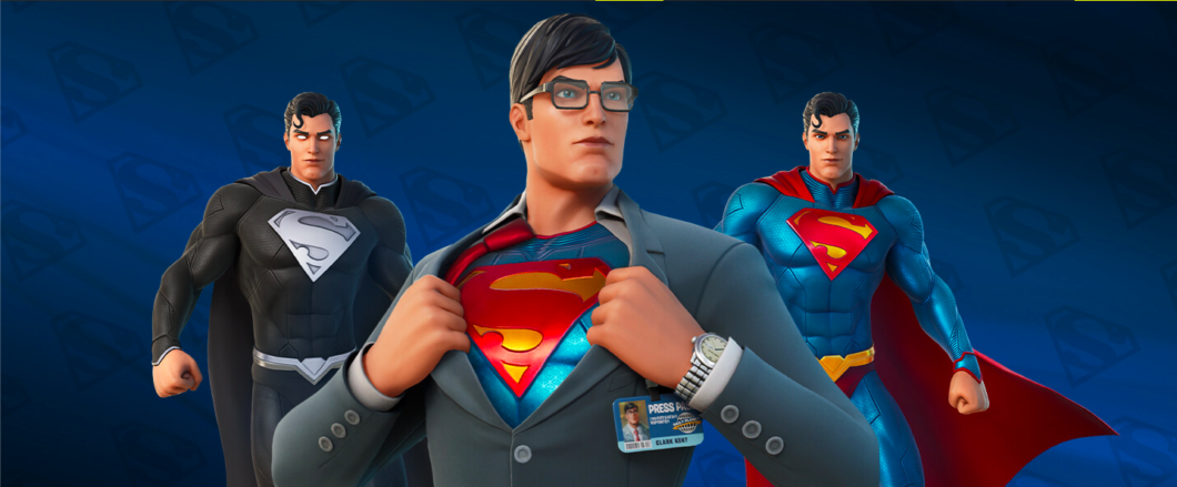 Superman já está em Fortnite (Imagem: Divulgação/Epic Games)