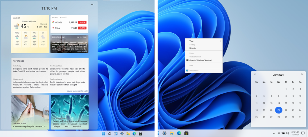 Windows 11 in React (Imagem: Reprodução/Blue Edge/GitHub)