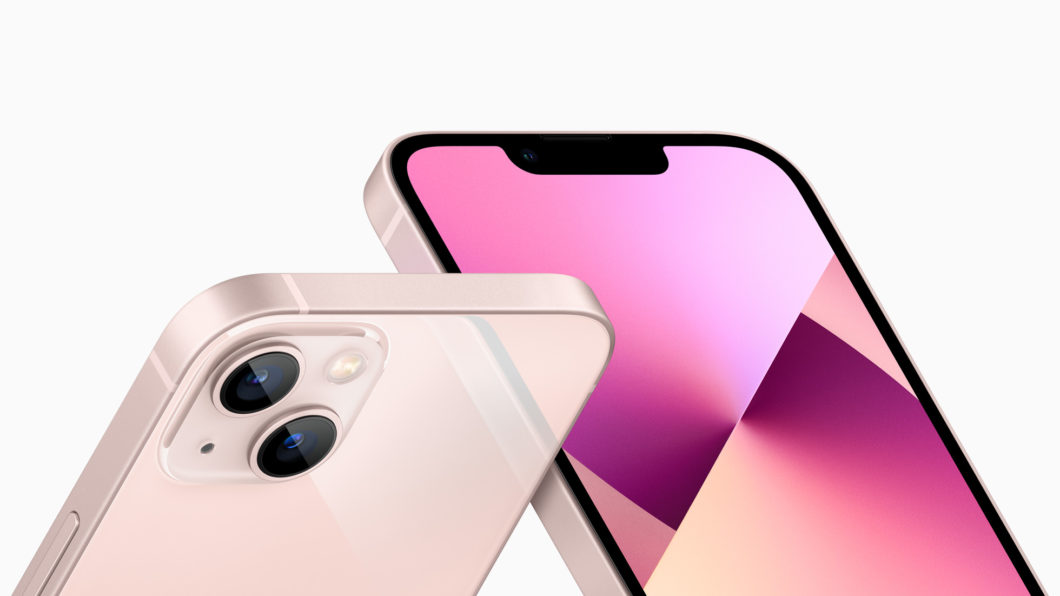 iPhone 13 e 13 Mini têm notch reduzido (Imagem: Divulgação / Apple)