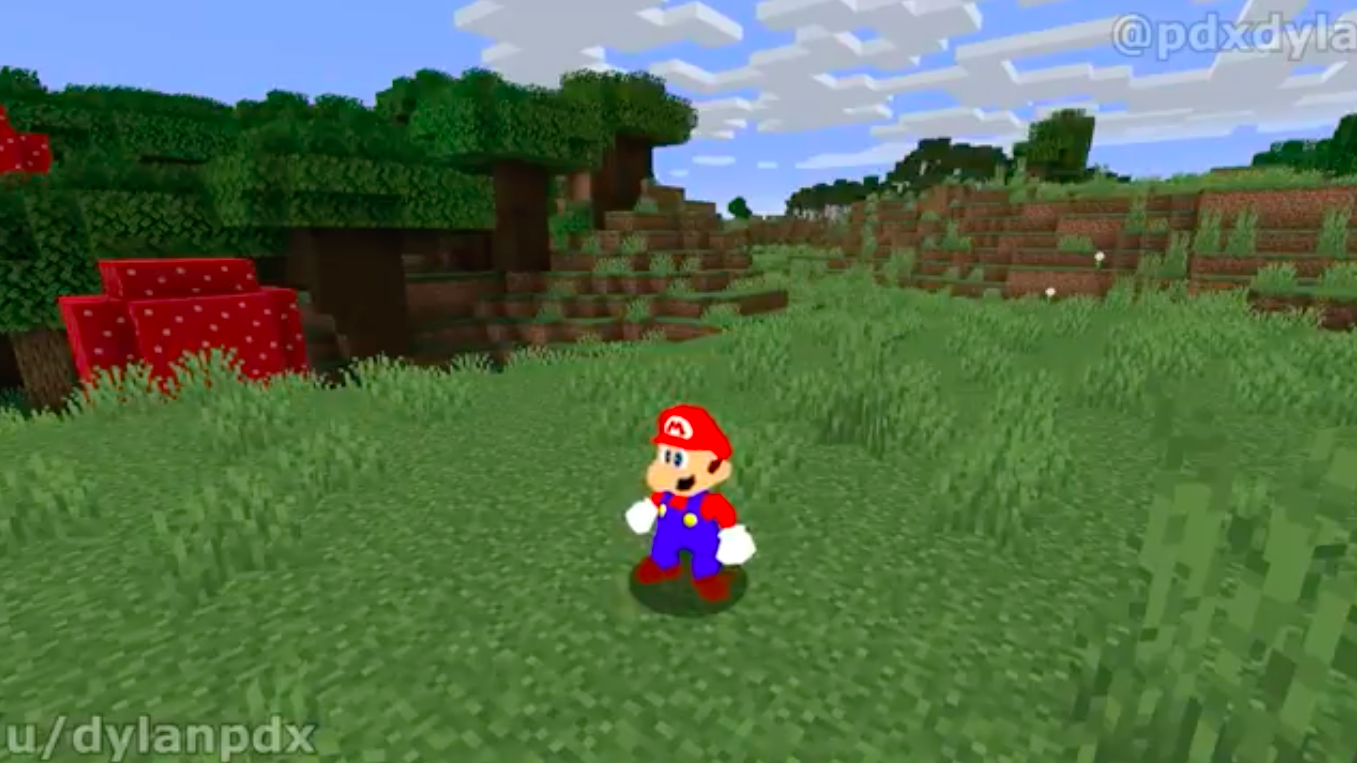 Minecraft Super Mario - Jogue Minecraft Super Mario Jogo Online