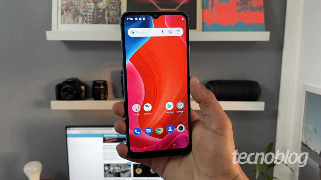 Realme C11 (Imagem: Darlan Helder/Tecnoblog)