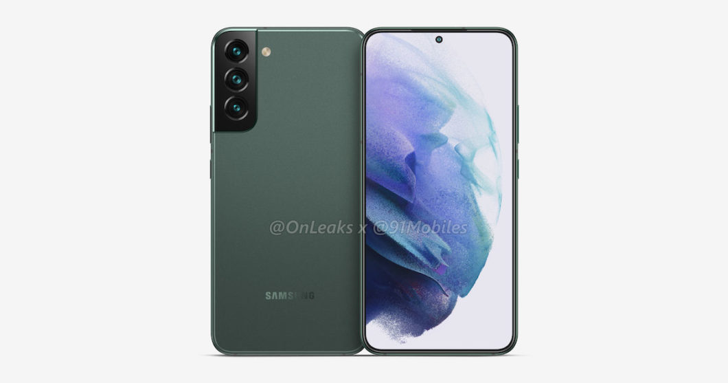 Samsung <a href='https://meuspy.com/tag/Espionar-Galaxy'>Galaxy</a> S22 com Snapdragon deve ser comercializado em mais países (Imagem: Reprodução/OnLeaks/91Mobiles)