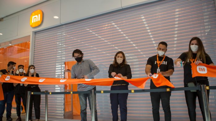 Inauguração da loja oficial da Xiaomi no BarraShopping (Imagem: Divulgação)