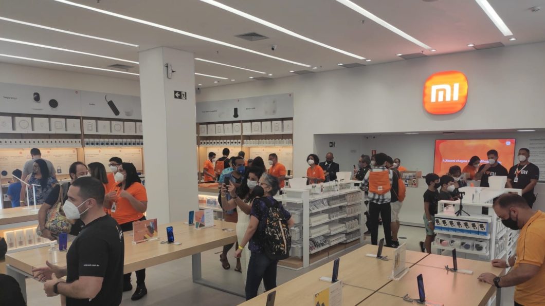 Inauguração da loja oficial da Xiaomi no BarraShopping (Imagem: Divulgação)