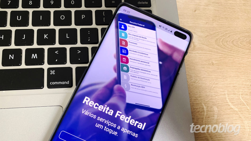 Novo app da Receita Federal está disponível para Android (foto) e iPhone (iOS) (Imagem: Bruno Gall De Blasi/Tecnoblog)