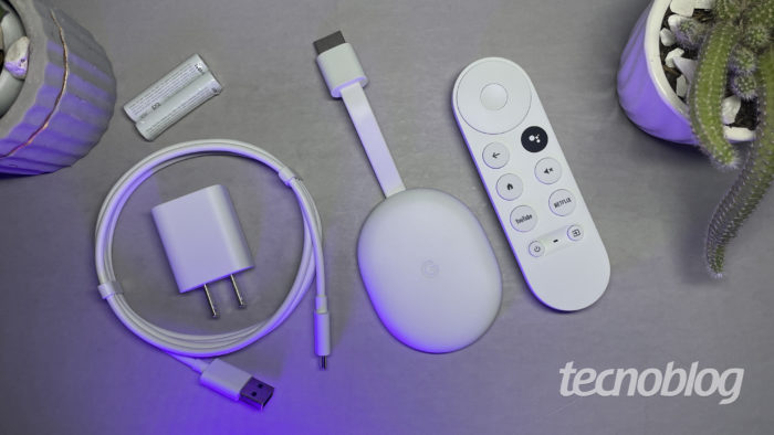 Chromecast com Google TV (Imagem: Darlan Helder/Tecnoblog)