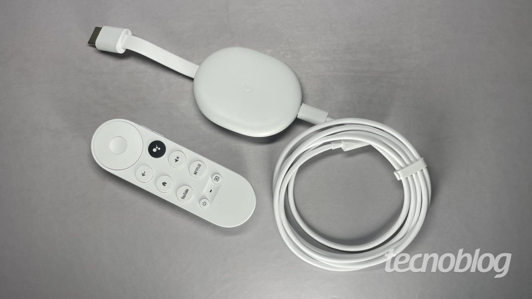 Chromecast com Google TV (Imagem: Darlan Helder/Tecnoblog)