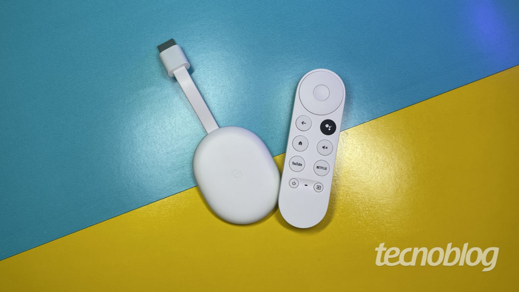 Chromecast com Google TV (Imagem: Darlan Helder/Tecnoblog)