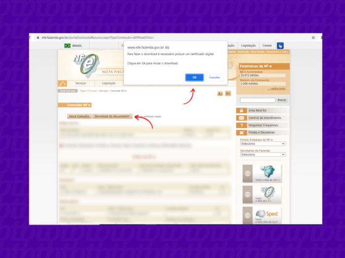 Como Baixar Uma Nota Fiscal Chave De Acesso Internet Tecnoblog