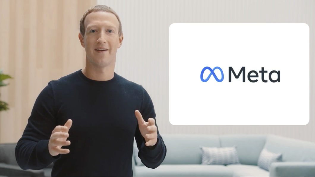 Mark Zuckerberg no anúncio da Meta (imagem: Reprodução/Facebook)