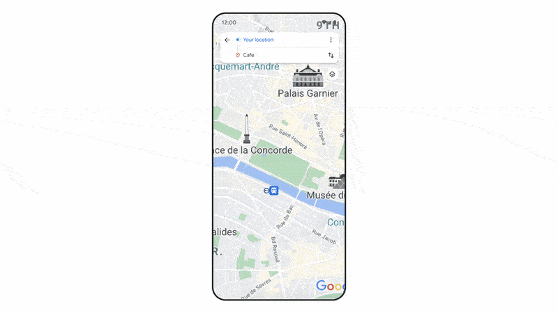 Novo modo de navegação do Google Maps para ciclistas (Imagem: Divulgação/Google)