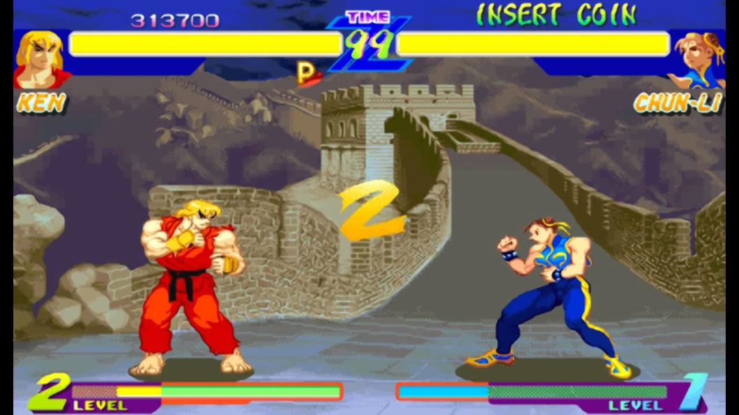 imagem Street Fighter Alpha Ken x Chun-li