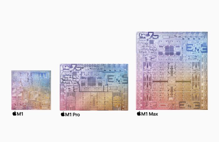 Com 57 bilhões de transistores, o M1 Max é o maior chip (imagem: divulgação/Apple)