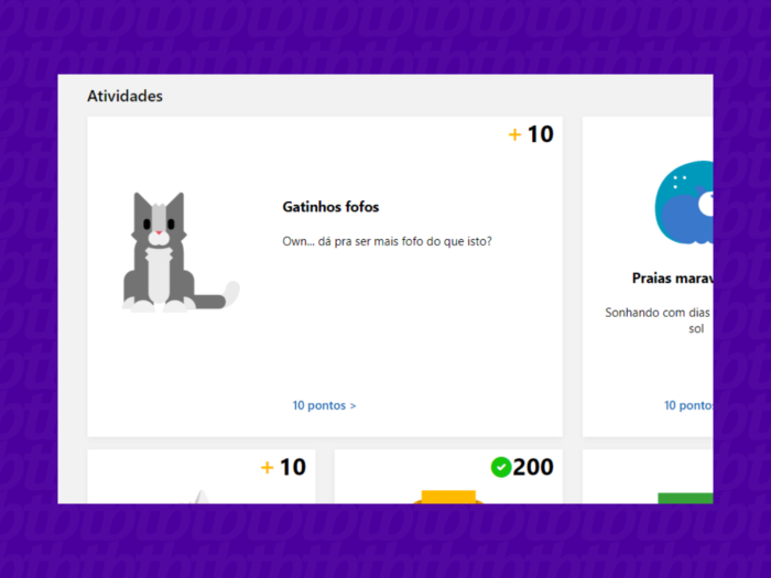 como ganhar pontos Microsoft Rewards