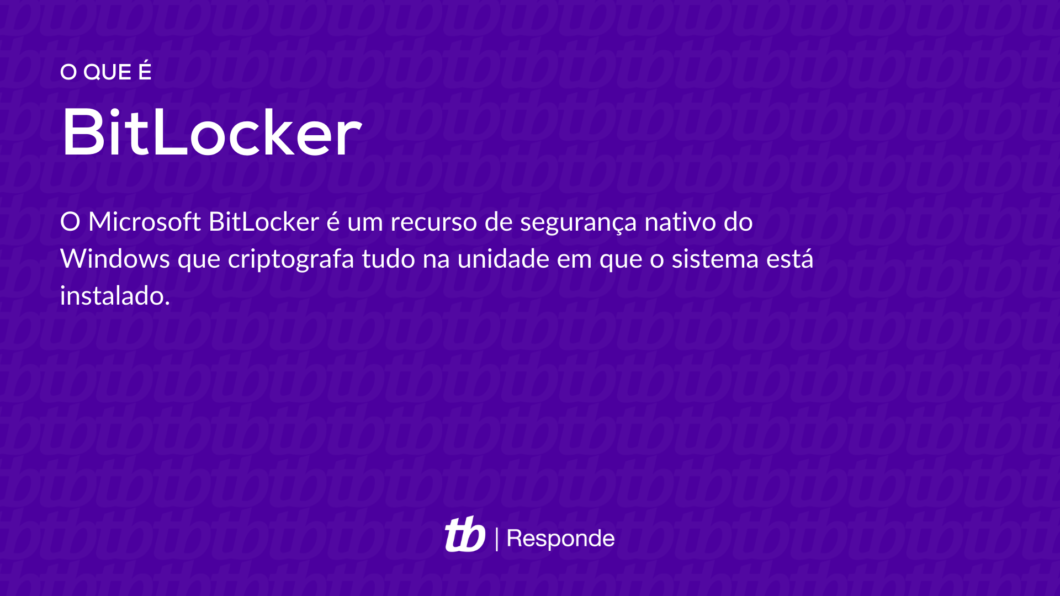 O Microsoft BitLocker é um recurso de segurança nativo do Windows que criptografa tudo na unidade em que o sistema está instalado (Imagem: Vitor Pádua)