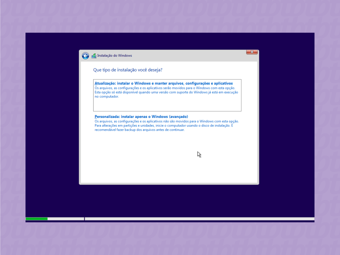 passos para instalacao limpa do windows 11