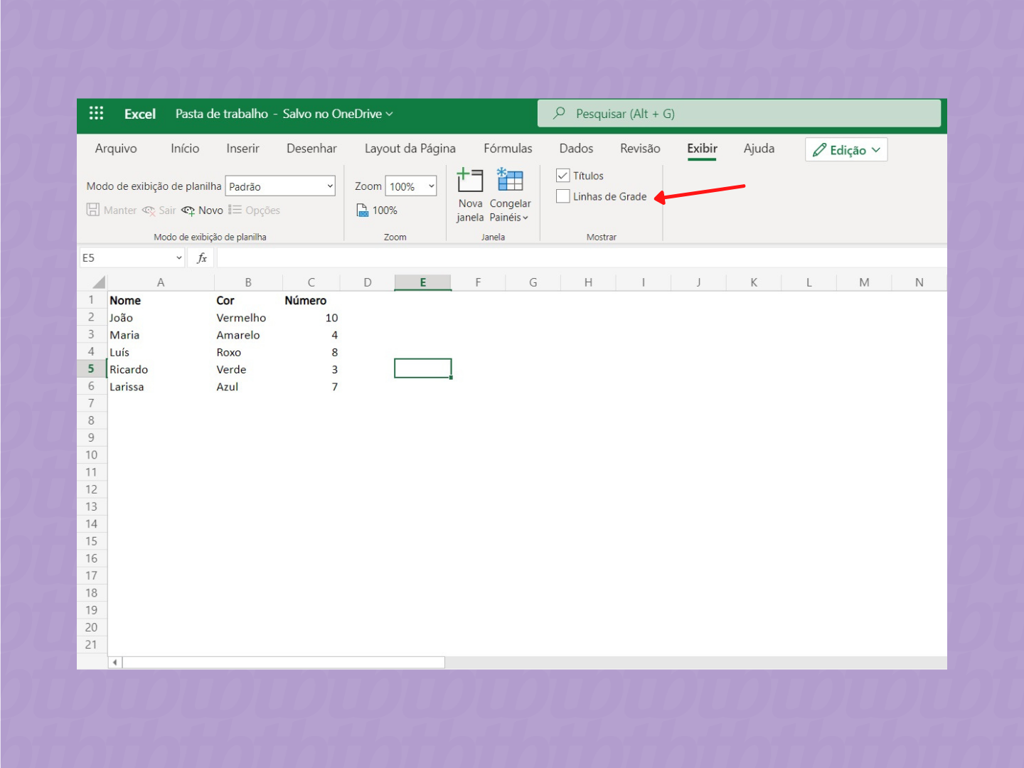 Como tirar as linhas do Excel [grades e bordas] / Microsoft / Reprodução