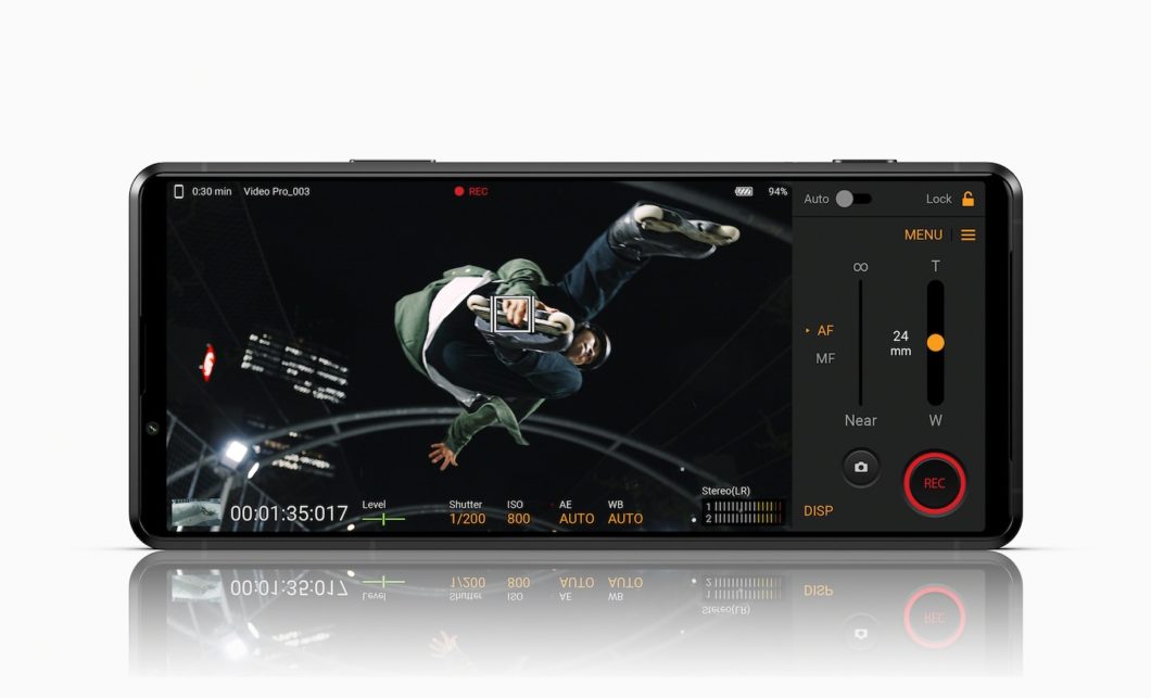 Sony Xperia Pro-I traz controles avançados para filmagens e tirar fotos (Imagem: Divulgação/Sony)