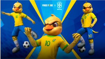 Free Fire ganha skin do “Canarinho Pistola” da seleção brasileira