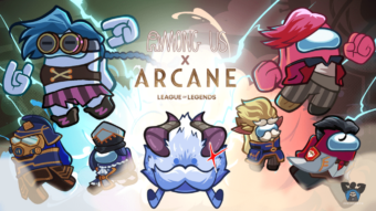 Among Us anuncia crossover com Arcane de League of Legends
