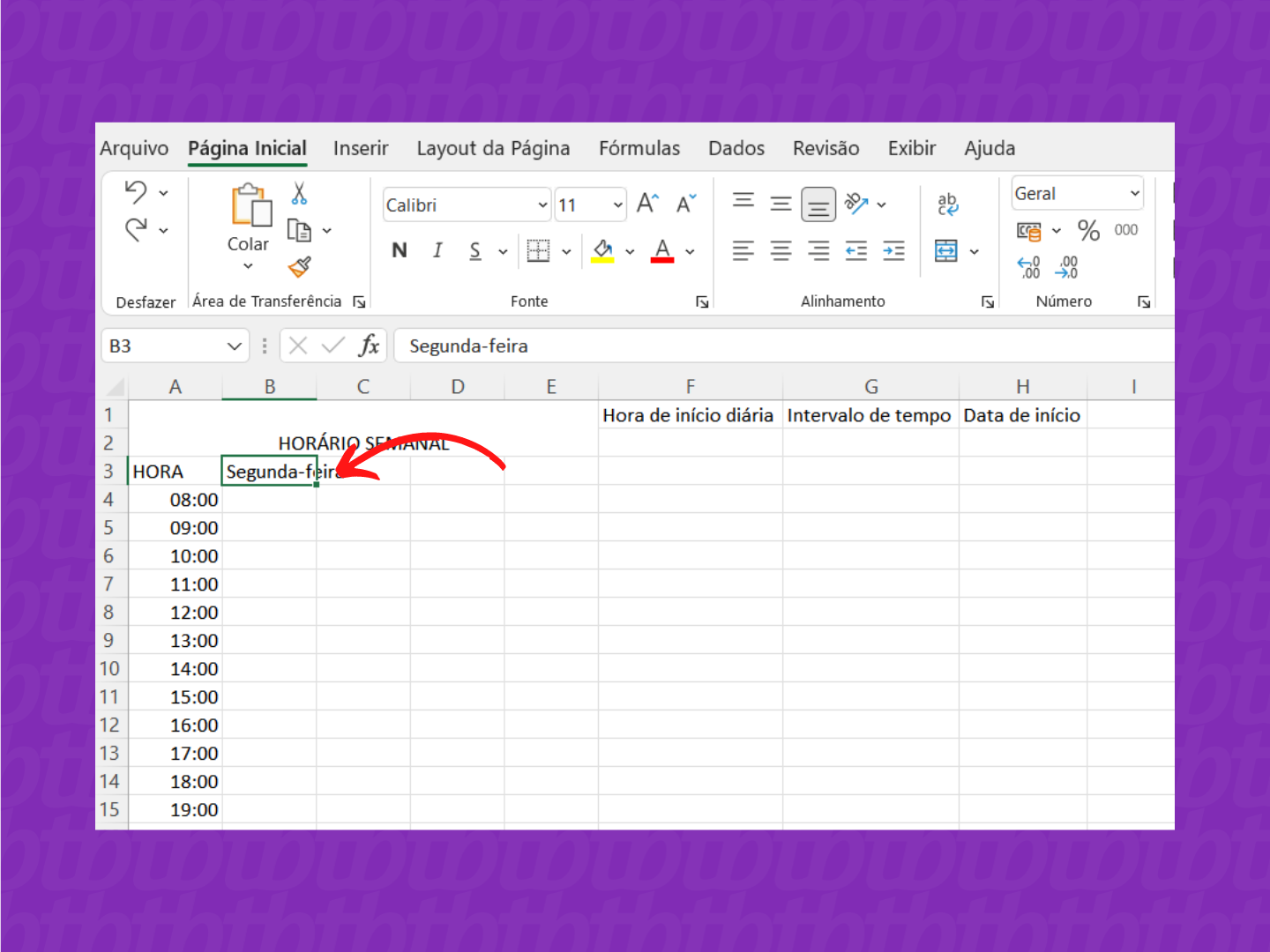 Como Fazer Um Cronograma No Excel