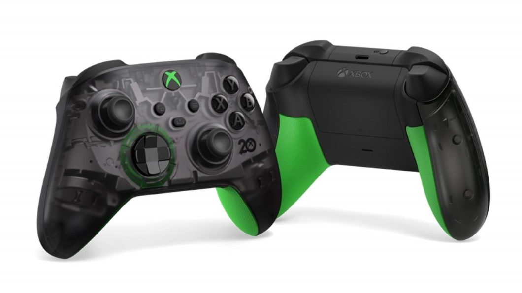 Controle especial do Xbox em comemoração aos 20 anos do console (Imagem: Divulgação/Microsoft)