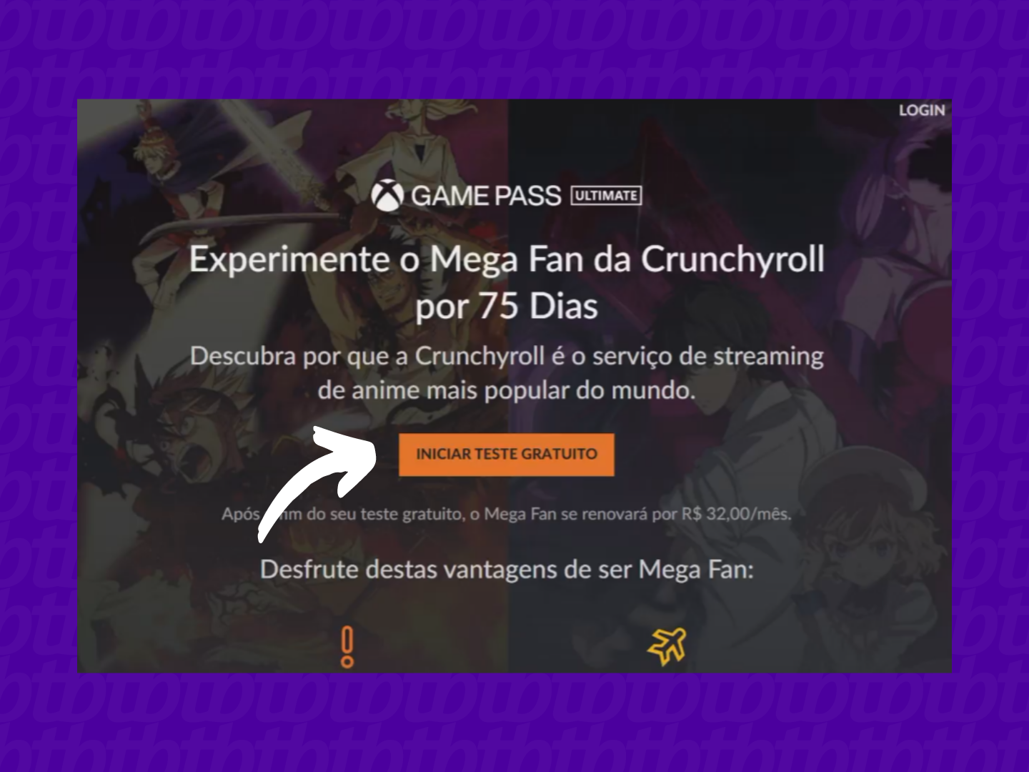 Saiba como resgatar o Crunchyroll Premium no seu Xbox