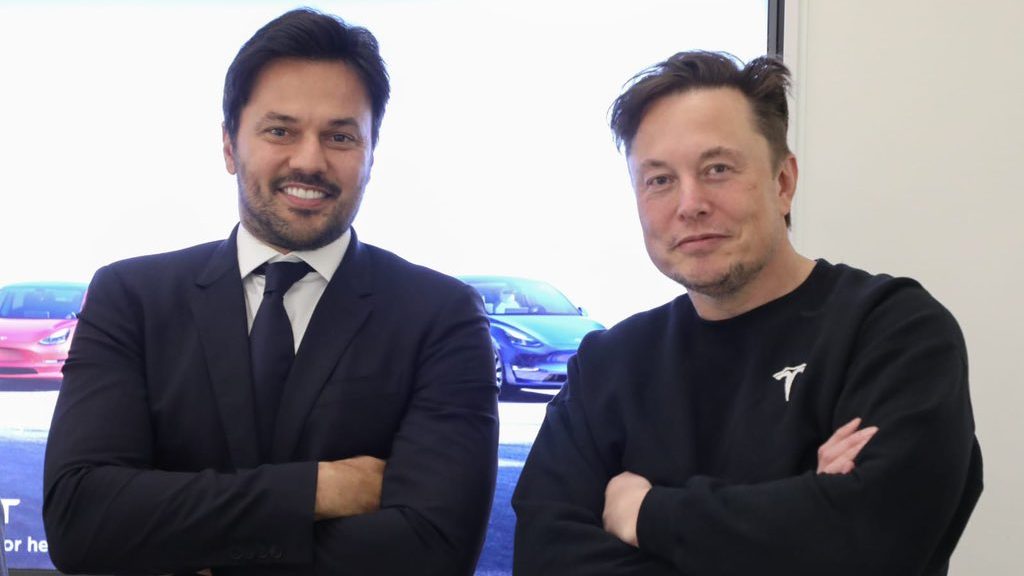 Fábio Faria e Elon Musk 